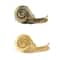 Vintage Brass Snail Cabinet Knob Gold Animal Drawer Pull