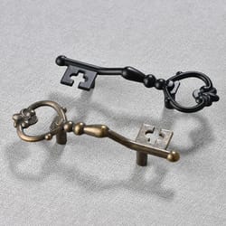 vintage key cabinet pulls antique bronze drawer handles
