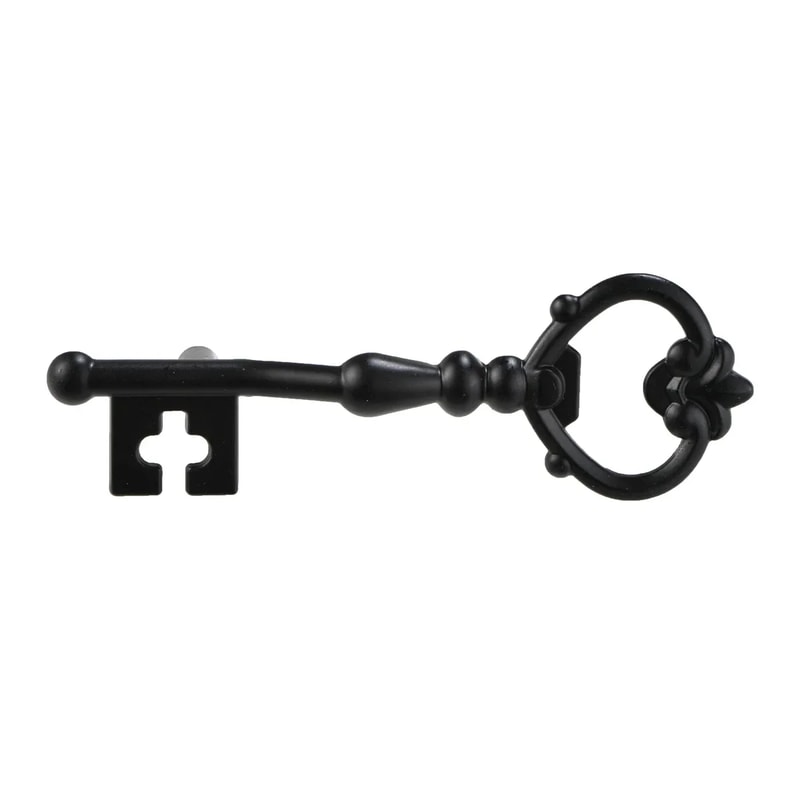 Vintage Key Cabinet Pulls Antique Bronze Drawer Handles 5