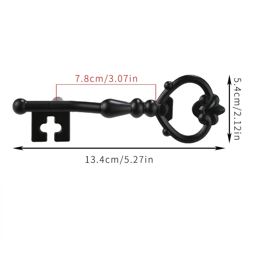 Vintage Key Cabinet Pulls Antique Bronze Drawer Handles 6