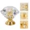Crystal Cabinet Knobs Diamond Drawer Pulls for Dressers and Cabinets