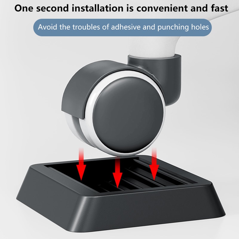 Office Chair Wheel Stopper Caster Cups for Hardwood Floor Protection