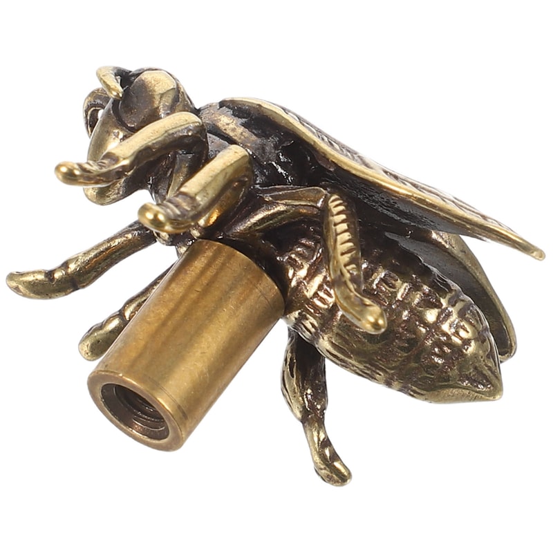 Vintage Bee Cabinet Knob Brass Drawer Pull for Cabinets and Dressers