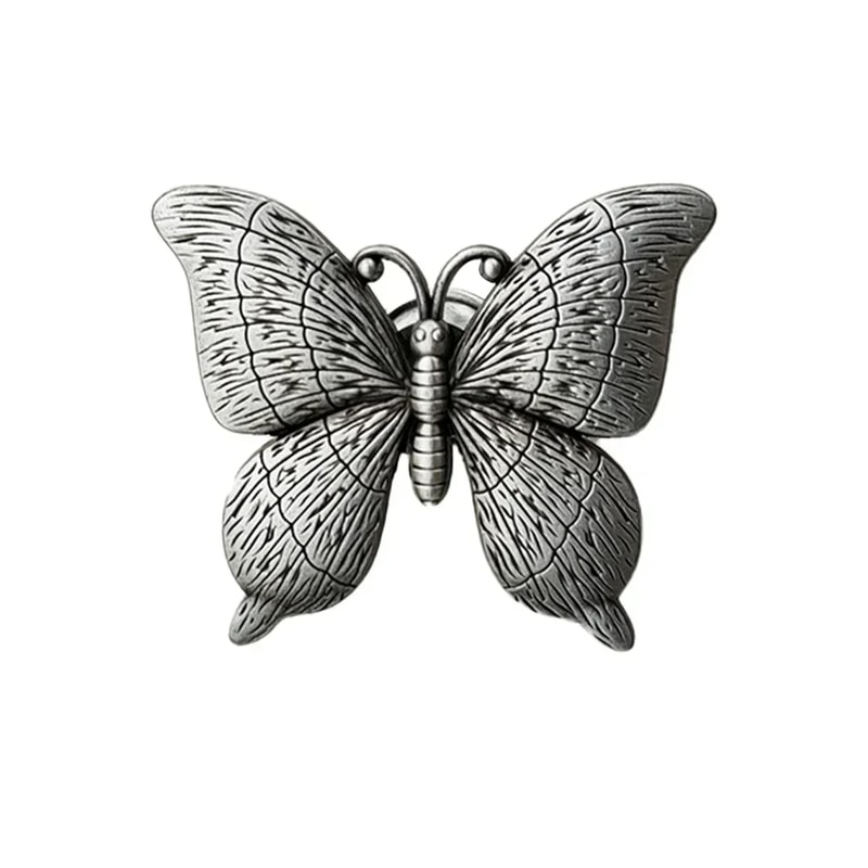 Vintage Butterfly Cabinet Knobs Zinc Alloy Drawer Pulls For Dressers And Wardrobes 9