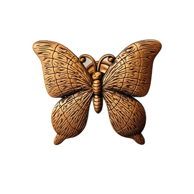 Vintage Butterfly Cabinet Knobs Zinc Alloy Drawer Pulls For Dressers And Wardrobes 7