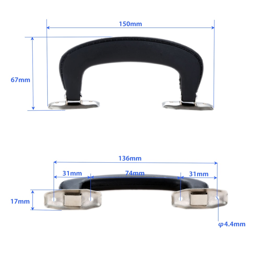 Universal Guitar Case Replacement Handle Black Luggage Grip