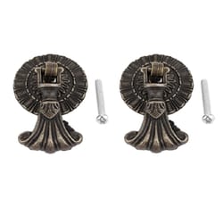 antique bronze ring pull handles set for drawers and cabinets