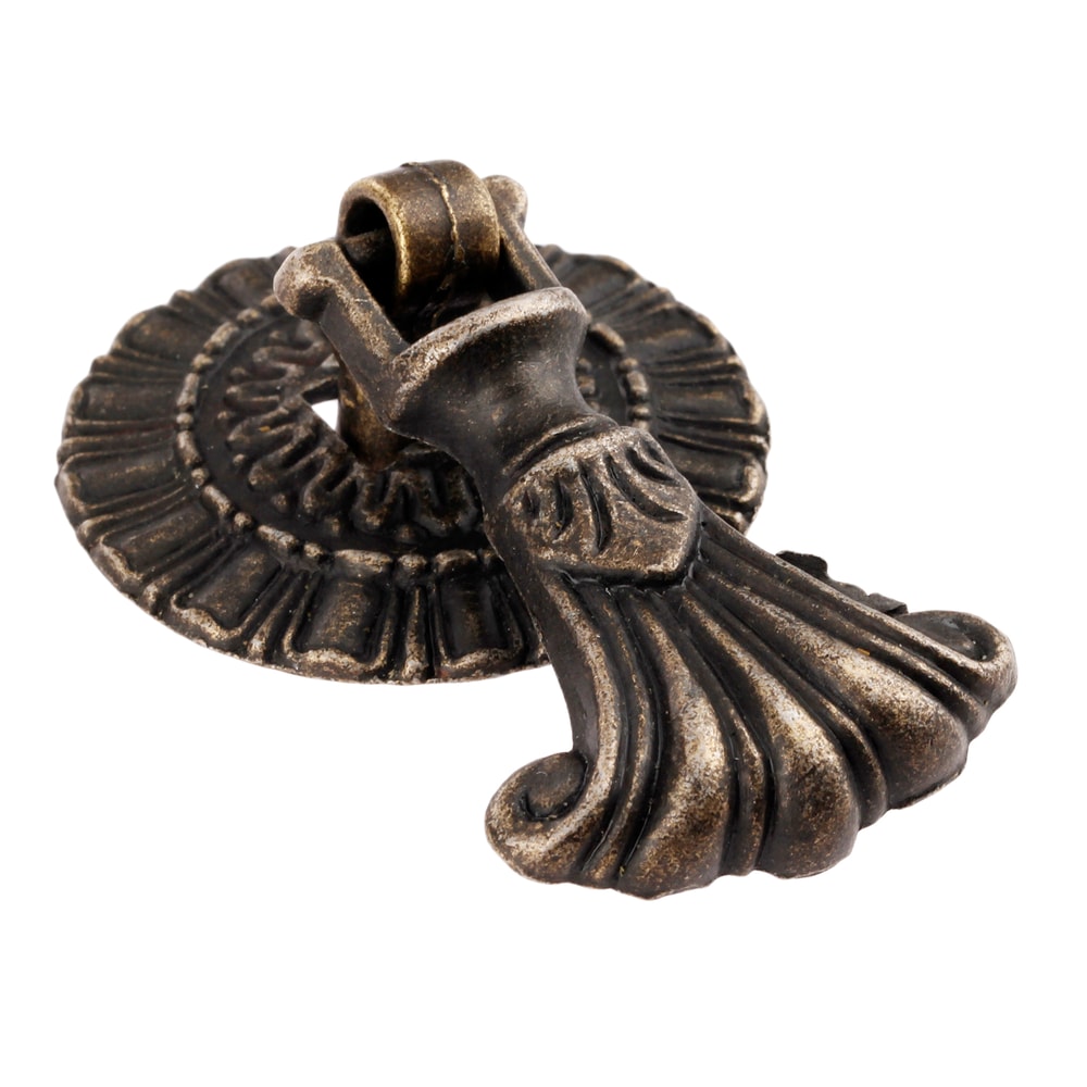 Antique Bronze Ring Pull Handles Set for Drawers and Cabinets