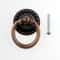 Vintage Ring Pull Cabinet Handle Antique Zinc Alloy Dresser Drawer Knob 7