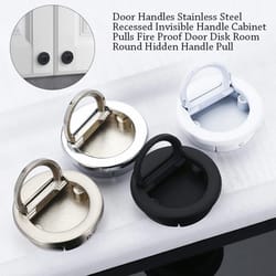 modern stainless steel recessed cabinet handles hidden flush mount drawer pulls
