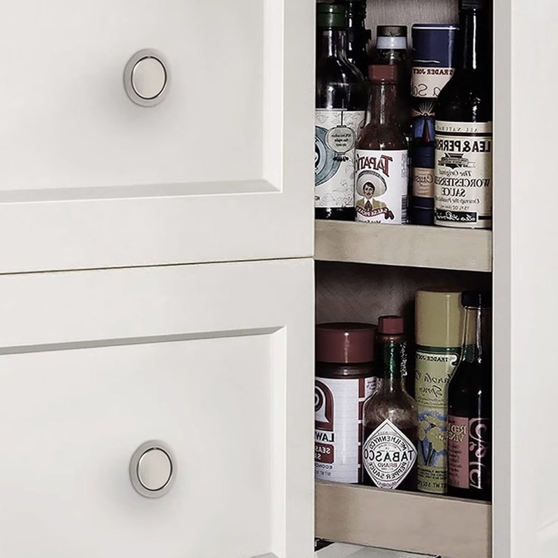 Modern Stainless Steel Recessed Cabinet Handles Hidden Flush Mount Drawer Pulls 3