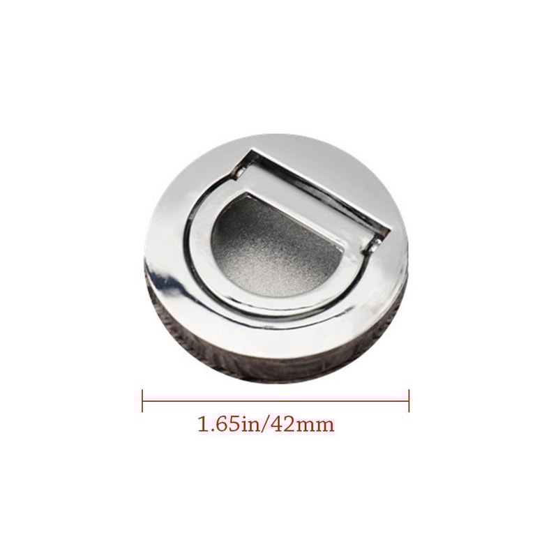 Modern Stainless Steel Recessed Cabinet Handles Hidden Flush Mount Drawer Pulls 6