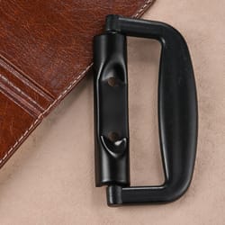 black luggage replacement handle for suitcase repair with aluminum case ends