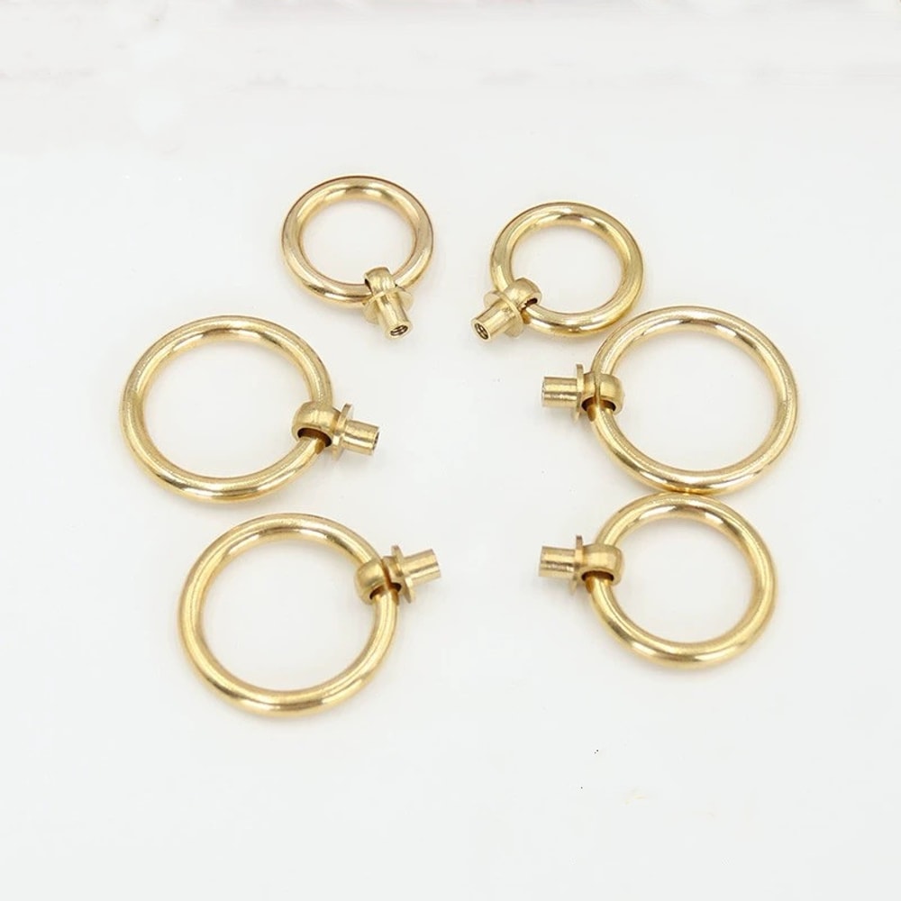 Antique Bronze Drawer Ring Pull for Cabinet, Dresser and Wardrobe Doors