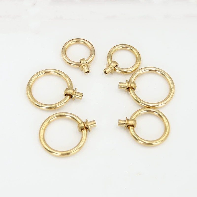 Antique Bronze Drawer Ring Pull for Cabinet, Dresser and Wardrobe Doors