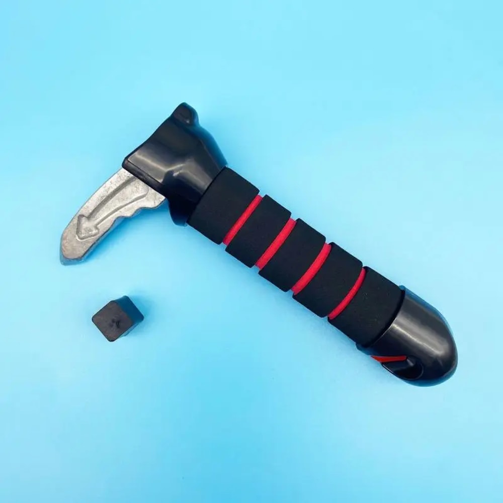 Car Door Assist Handle For Elderly With Anti Slip Grip And Window Breaker 7