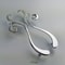Modern Chrome Flower Cabinet Knob And Drawer Pull For Kitchen Cabinets And Wardrobes 3