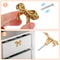 Vintage Brass Bow Cabinet Knob Decorative Drawer Pull