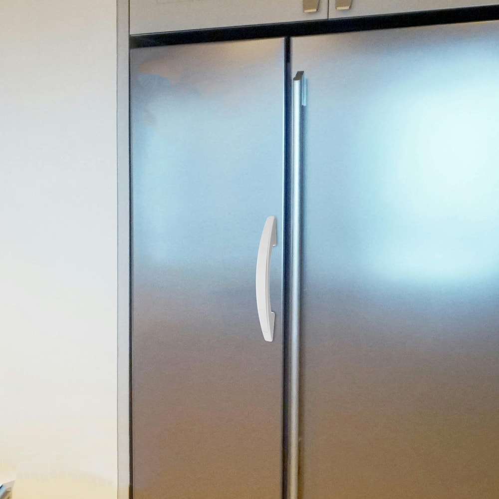 Universal White Freezer Door Handle Replacement for Fridge Cabinet