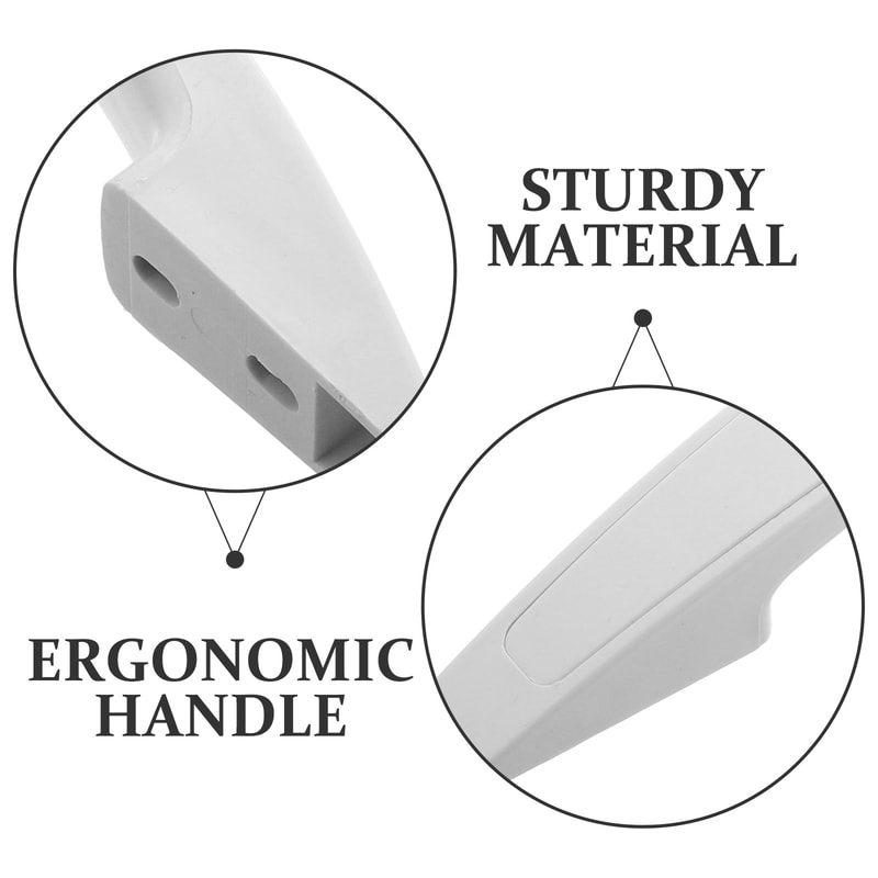 Universal White Freezer Door Handle Replacement for Fridge Cabinet
