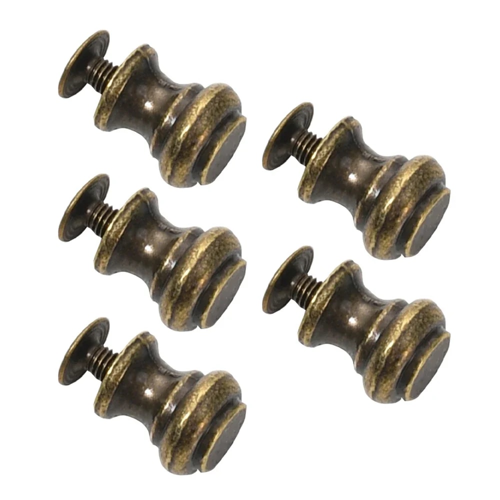 Mini Drawer Knobs Antique Bronze Pulls for Jewelry Boxes & Cabinets