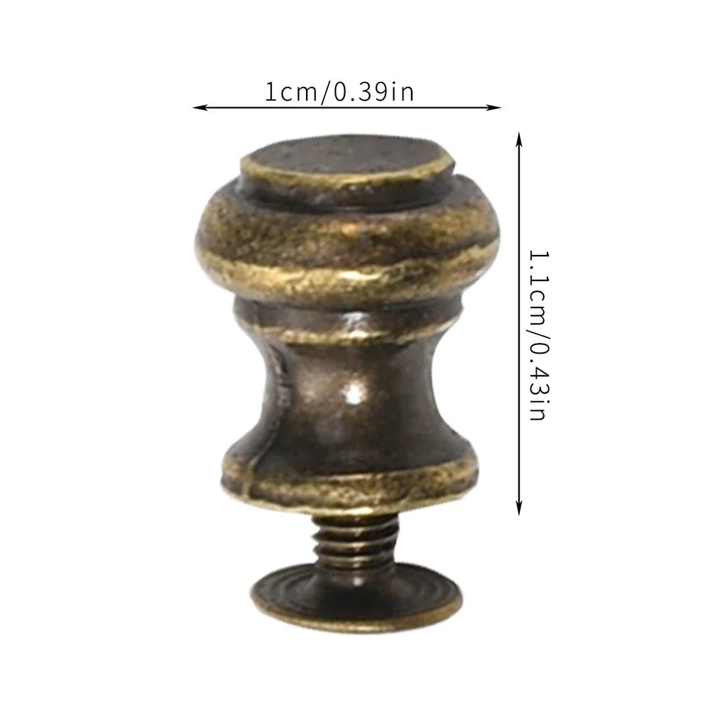Mini Drawer Knobs Antique Bronze Pulls for Jewelry Boxes & Cabinets