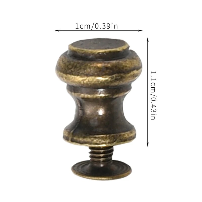 Mini Drawer Knobs Antique Bronze Pulls for Jewelry Boxes & Cabinets