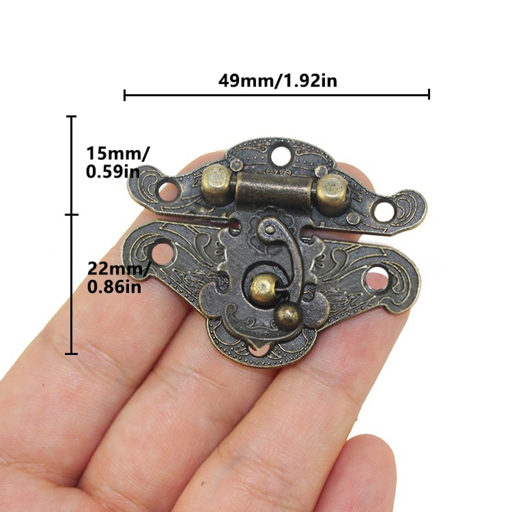 Antique Bronze Cabinet Pulls For Jewelry Boxes And Vintage Drawers 6