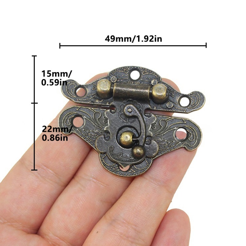 Antique Bronze Cabinet Pulls For Jewelry Boxes And Vintage Drawers 6