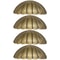 Vintage Shell Drawer Pulls Set Zinc Alloy Cabinet Handles