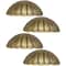 Vintage Shell Drawer Pulls Set Zinc Alloy Cabinet Handles
