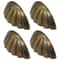 Vintage Shell Drawer Pulls Set Zinc Alloy Cabinet Handles