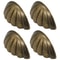 Vintage Shell Drawer Pulls Set Zinc Alloy Cabinet Handles