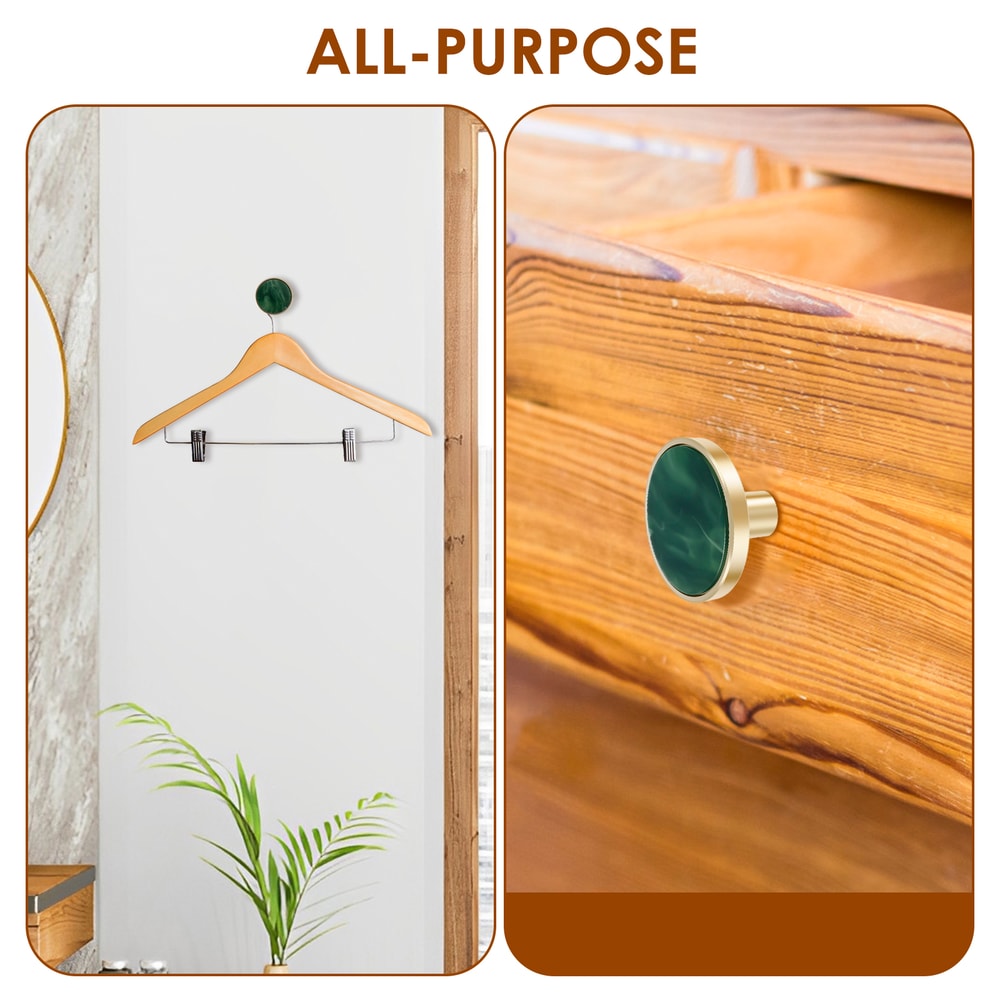 Decorative Drawer Pulls With Brushed Gold Cabinet Knobs 2