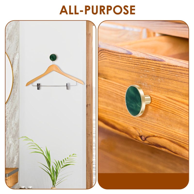 Decorative Drawer Pulls With Brushed Gold Cabinet Knobs 2