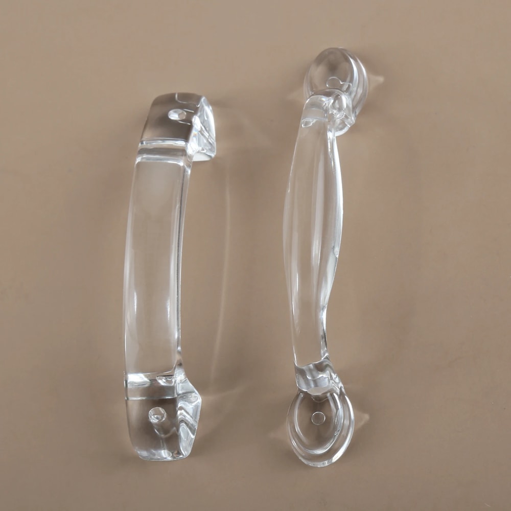 Crystal Clear Acrylic Cabinet Pull Handle for Drawers and Furniture
