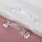 Crystal Clear Acrylic Cabinet Pull Handle for Drawers and Furniture