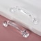 Crystal Clear Acrylic Cabinet Pull Handle for Drawers and Furniture