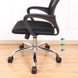silicone felt chair caster cups floor protectors set