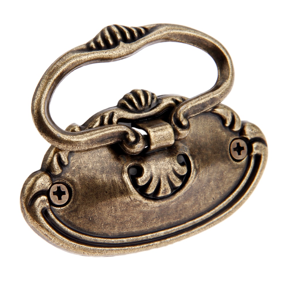 Antique Bronze Vintage Drawer Pull for Cabinets and Jewelry Boxes