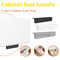 Hands Free Silicone Foot Operated Cabinet Pull for Doors and Trash Drawers