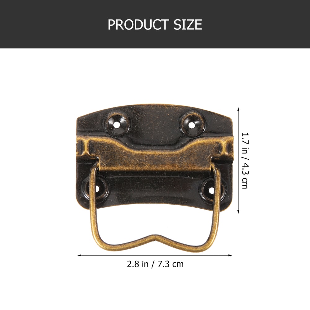 Vintage Iron Box Handles for Wooden Chests Cabinets and Luggage