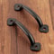 Vintage Wooden Cabinet Pulls Decorative Drawer Handles With Screws 2