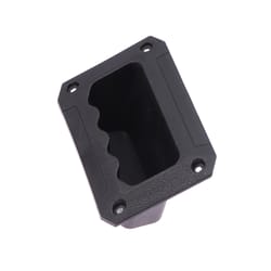 black plastic speaker side handle for amp cabinets and guitar cases