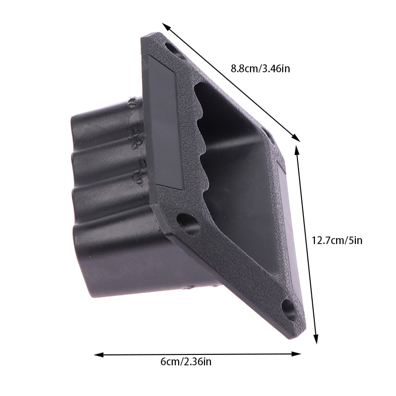 Black Plastic Speaker Side Handle for Amp Cabinets and Guitar Cases