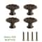 Antique Bronze Round Cabinet Knob for Drawers and Cupboards