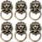 Antique Lion Head Drawer Pulls Set Vintage Cabinet Handles