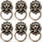 Antique Lion Head Drawer Pulls Set Vintage Cabinet Handles