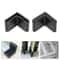 L Shaped Rubber Foot Pads For Shelves Tables And Angle Iron Legs 2