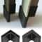 L Shaped Rubber Foot Pads For Shelves Tables And Angle Iron Legs 5